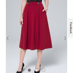 NWOT White House Black Market Full Midi Skirt